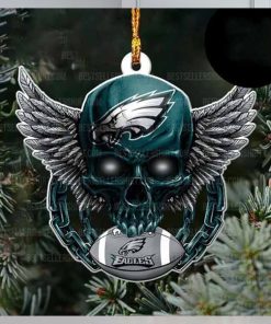 NFL Philadelphia Football Skull Logo Unique 2023 Christmas Ornament