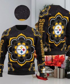 NFL Pittsburgh SteelSan Francisco 49ers Ugly Christmas 3D Sweater Trendy