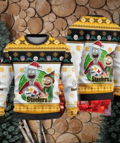 NFL Pittsburgh SteelSan Francisco 49ers Ugly Christmas Sweater AOP Winter