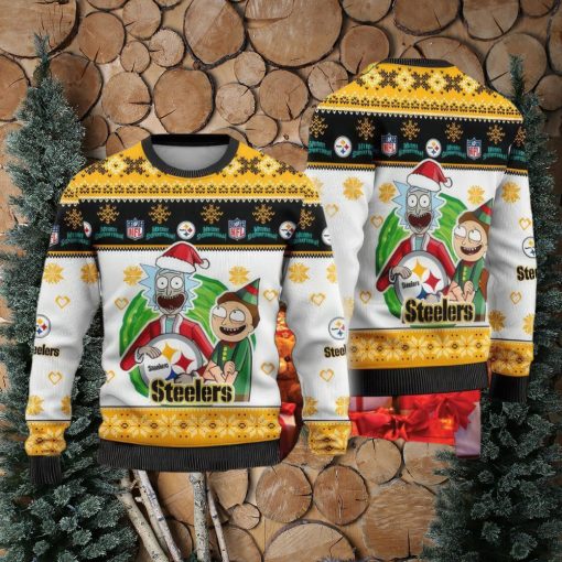 NFL Pittsburgh SteelSan Francisco 49ers Ugly Christmas Sweater AOP Winter