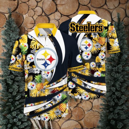 NFL Pittsburgh Steelers Hawaii Shirt Flower Classic Hawaiian Prints