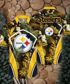 NFL Pittsburgh Steelers Hawaii Shirt Flower Vibrant Beachy Shirts