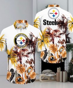NFL Pittsburgh Steelers Hawaii Shirt Palm Tree Aloha Shirt For Fans