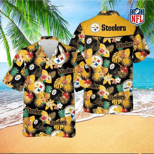 NFL Pittsburgh Steelers Hawaiian Shirt Pineapple Version