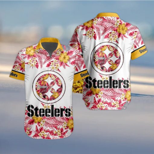 NFL Pittsburgh Steelers Hawaiian Shirt Special Floral Tropical Team Spirit