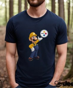 NFL Pittsburgh Steelers T Shirt Print Mario Nfl Tshirt Mario For Fans