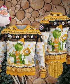 NFL Pittsburgh Steelers The Grinch Christmas AOP Sweater