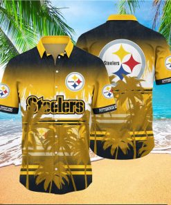 NFL Pittsburgh Steelers Tree Yellow Hawaiian Shirt