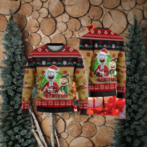 NFL San Francisco 49San Francisco 49ers Ugly Christmas 3D Sweater Festivity