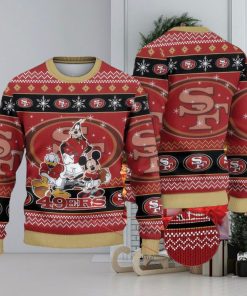NFL San Francisco 49San Francisco 49ers Ugly Christmas 3D Sweater Pullover