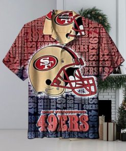 NFL San Francisco 49ers Hawaiian Shirt Football Gift For Dad, NFL Hawaiian Shirt