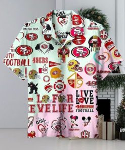 NFL San Francisco 49ers Hawaiian Shirt Football Gift For Men, NFL Hawaiian Shirt