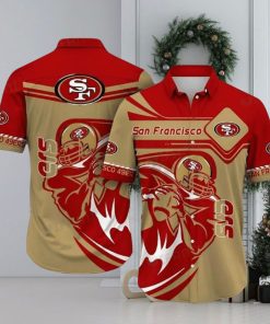NFL San Francisco 49ers Hawaiian Shirt Gift For Beach Trip, NFL Hawaiian Shirt