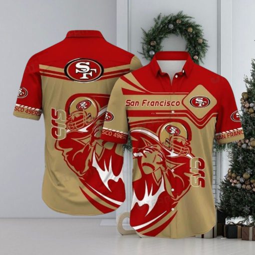 NFL San Francisco 49ers Hawaiian Shirt Gift For Beach Trip, NFL Hawaiian Shirt