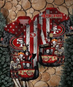 NFL San Francisco 49ers Jason Voorhees US Flag Hawaiian Shirt