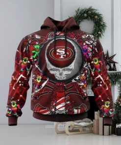 NFL San Francisco 49ers Mix Grateful Dead, Personalized Name & Number Specialized Concepts Kits 3D Hoodie