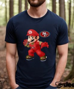 NFL San Francisco 49ers T Shirt Print Mario Nfl Tshirt Mario For Fans