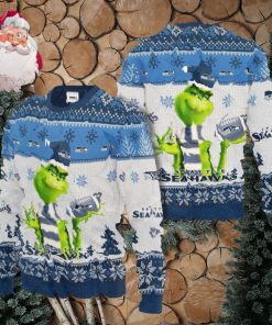 NFL Seattle Seahawks Grinch Christmas AOP Sweater