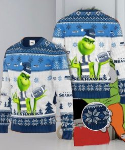 NFL Seattle Seahawks Grinch Knitted Christmas Sweater Comfort