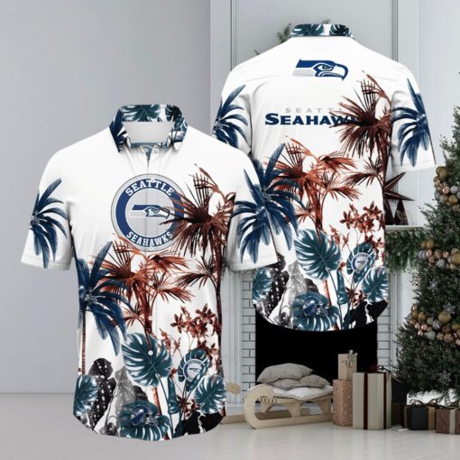 NFL Seattle Seahawks Hawaii Shirt Palm Tree Aloha Shirt For Fans