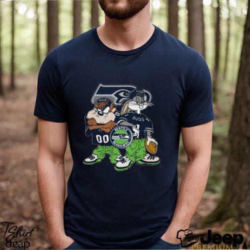 NFL Seattle Seahawks T Shirt Print Bugs Bunny Nfl Bugs Bunny Tshirt For Fans