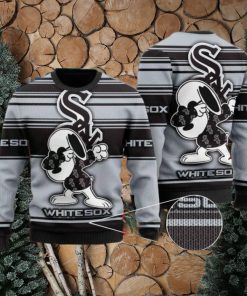 NFL Snoopy Wearing a Chicago White Sox Ugly Christmas Jumper