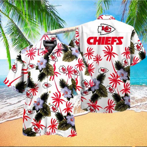 NFL Summer Hawaiian Shirt, NFL Kansas City Chiefs Hawaiian Shirt