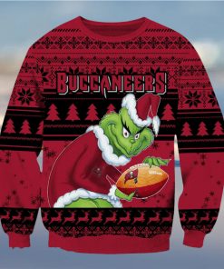 NFL Tampa Bay Buccaneers Grinch Christmas Ugly Sweater New For Fans Gift Holidays Christmas