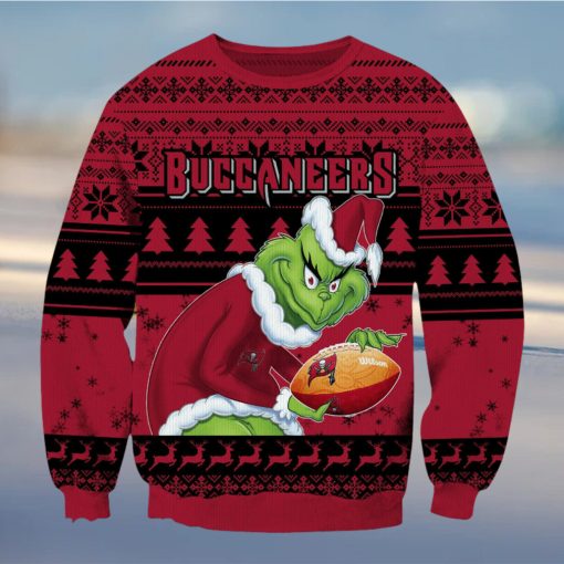 NFL Tampa Bay Buccaneers Grinch Christmas Ugly Sweater New For Fans Gift Holidays Christmas