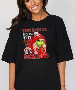 NFL Tampa Bay Buccaneers Grinch Girl They Hate Us Bacause They Aint Us shirt