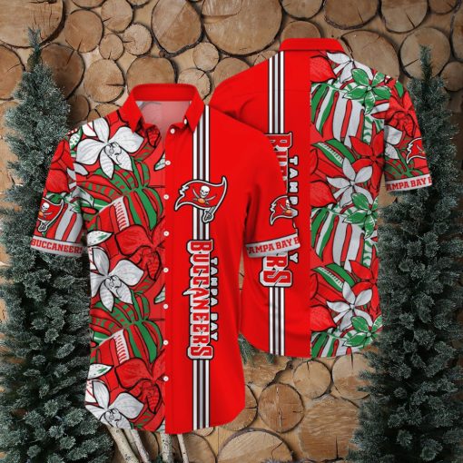 NFL Tampa Bay Buccaneers Hawaii Shirt Flower Chic Aloha Fashion