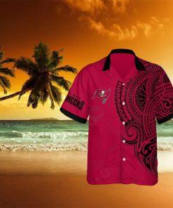 NFL Tampa Bay Buccaneers Polynesian Tattoo Design Hawaiian Shirt