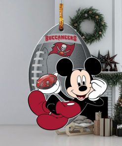 NFL Tampa Bay Buccaneers Xmas Mickey Mouse Custom Name Christmas Decorations Ornament