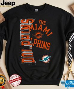 NFL Team Apparel Youth Miami Dolphins Tear Up Black T Shirt