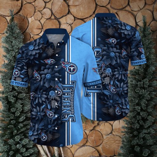NFL Tennessee Titans Hawaii Shirt Flower Tropical Vibes In Shirts