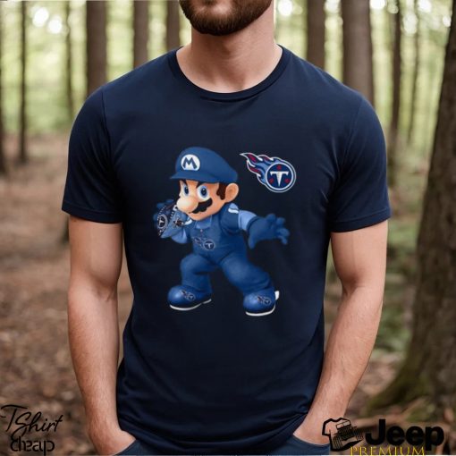 NFL Tennessee Titans T Shirt Print Mario Nfl Tshirt Mario For Fans