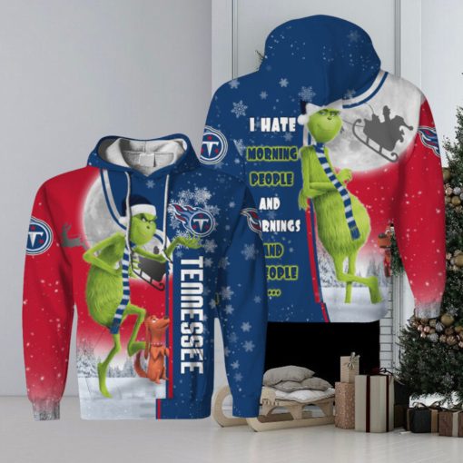 NFL Tennessee Titans The Grinch Christmas Pullover Hoodie