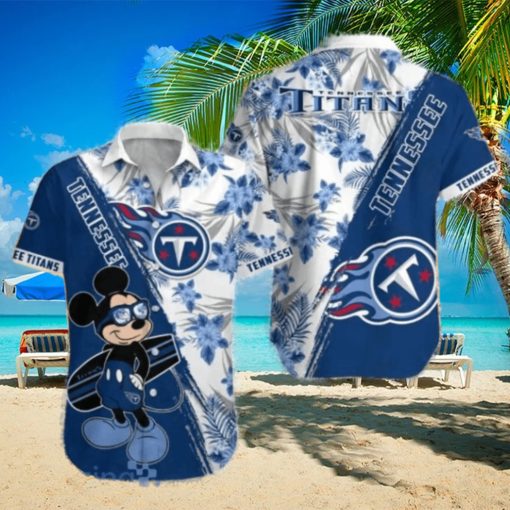 NFL Tennessee Titans Tropical Aloha Hawaiian Shirts