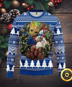 NFL Texas Rangers Groot Hug Christmas Ugly Sweater