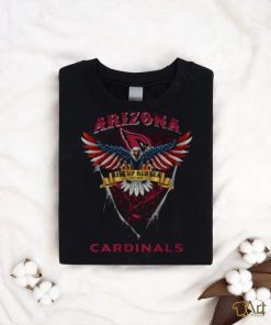 NFL US Eagle Rise Up Red Sea Arizona Cardinals T Shirt