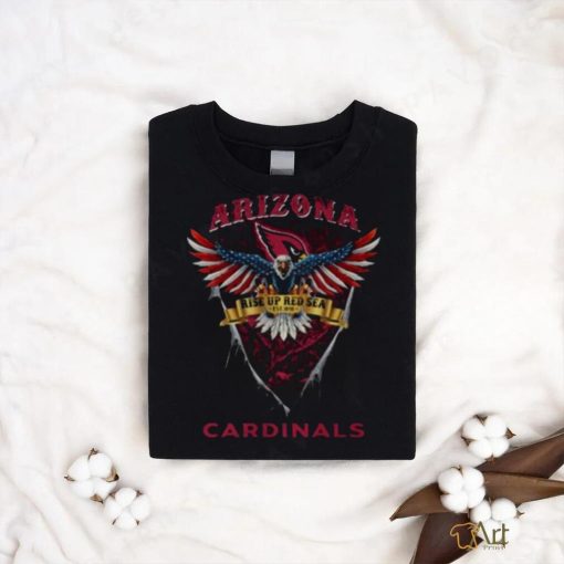 NFL US Eagle Rise Up Red Sea Arizona Cardinals T Shirt