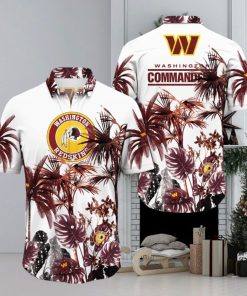 NFL Washington Commanders Hawaii Shirt Palm Tree Aloha Shirt For Fans