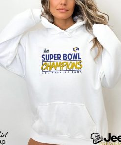 NFL super bowl lvI champions stacked roster Los Angeles rams t shirt