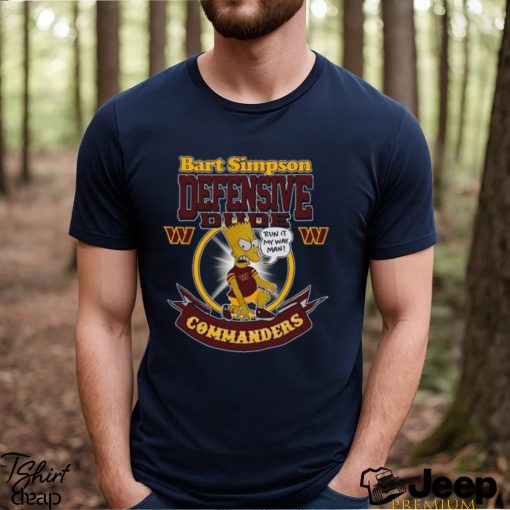 NFL washington commanders T Shirt Print Simpsons Nfl Simpsons Tshirt For Fans