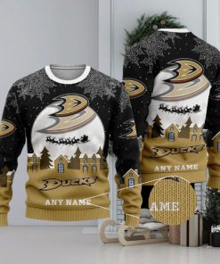 NHL Anaheim Ducks Special Christmas Ugly Sweater Design