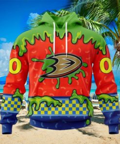 NHL Anaheim Ducks Special Nickelodeon Design Hoodie