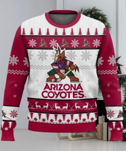 NHL Arizona Coyotes 3D Ugly Christmas Sweater Men And Women Christmas Gift