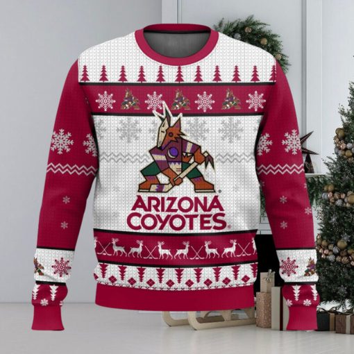 NHL Arizona Coyotes 3D Ugly Christmas Sweater Men And Women Christmas Gift