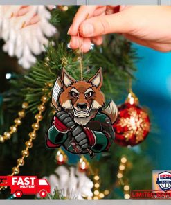 NHL Arizona Coyotes Mascot Christmas Tree Decorations 2023 Ornament