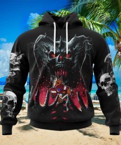 NHL Arizona Coyotes Special Skull Art Design Hoodie